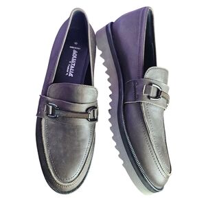 Aquatalia Panna Brown Leather Loafers Size 9